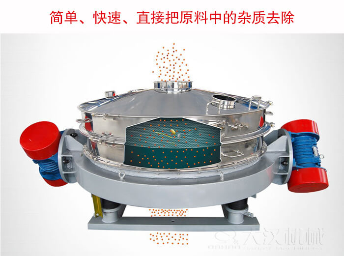 直排篩可用于粉末、顆粒的粗略篩分和除雜